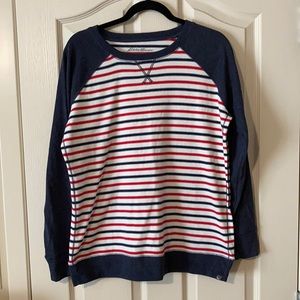 Eddie Bauer Long Sleeve Striped Sweater
